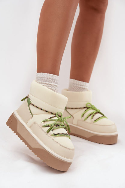   Śniegowce Model D.Franklin DFSH371015 Light Beige - Step in style 