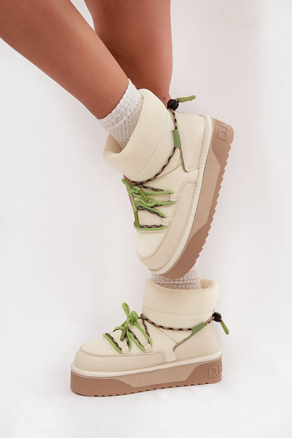   Śniegowce Model D.Franklin DFSH371015 Light Beige - Step in style 