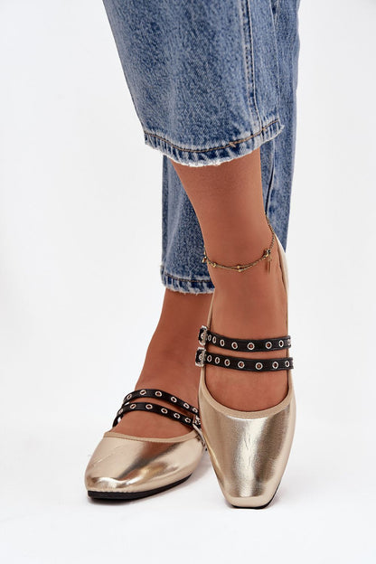   Baleriny Model Deliora 21-46 Gold - Step in style 