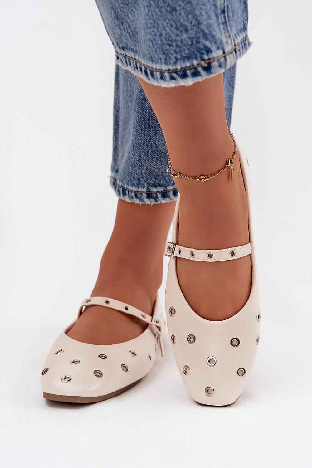   Baleriny Model Marivon 21-41 Beige - Step in style 