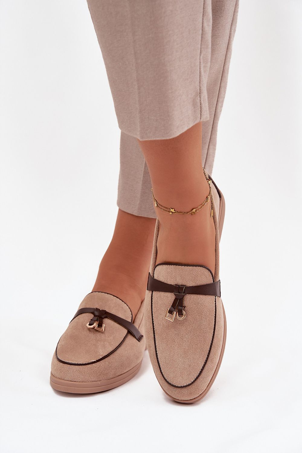   Mokasyny Modele Darwen QQ-263 Beige - Step in style 