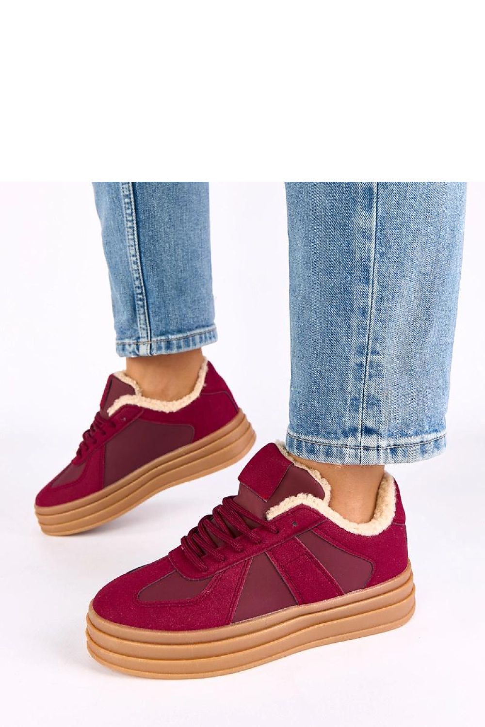   Buty Sportowe Model Kelsi 6451 Red - Solea 