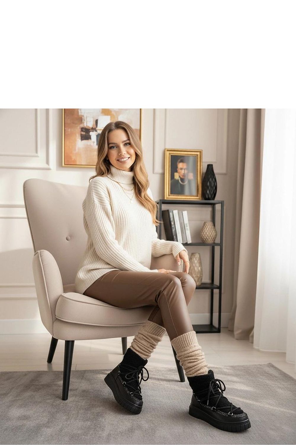   Śniegowce Model Esmee M-790 Black - Solea 