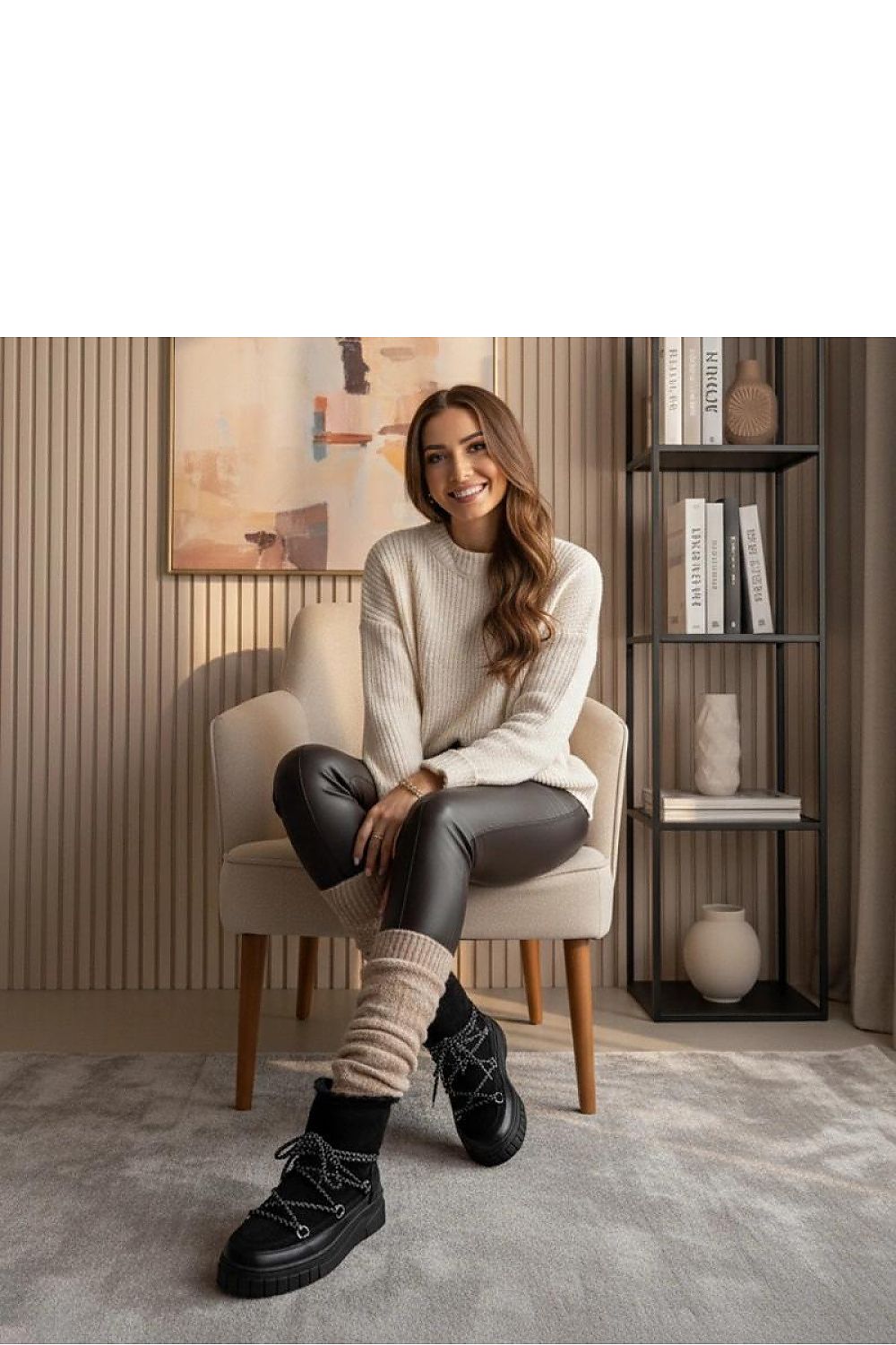   Śniegowce Model Esmee M-791 Black - Solea 