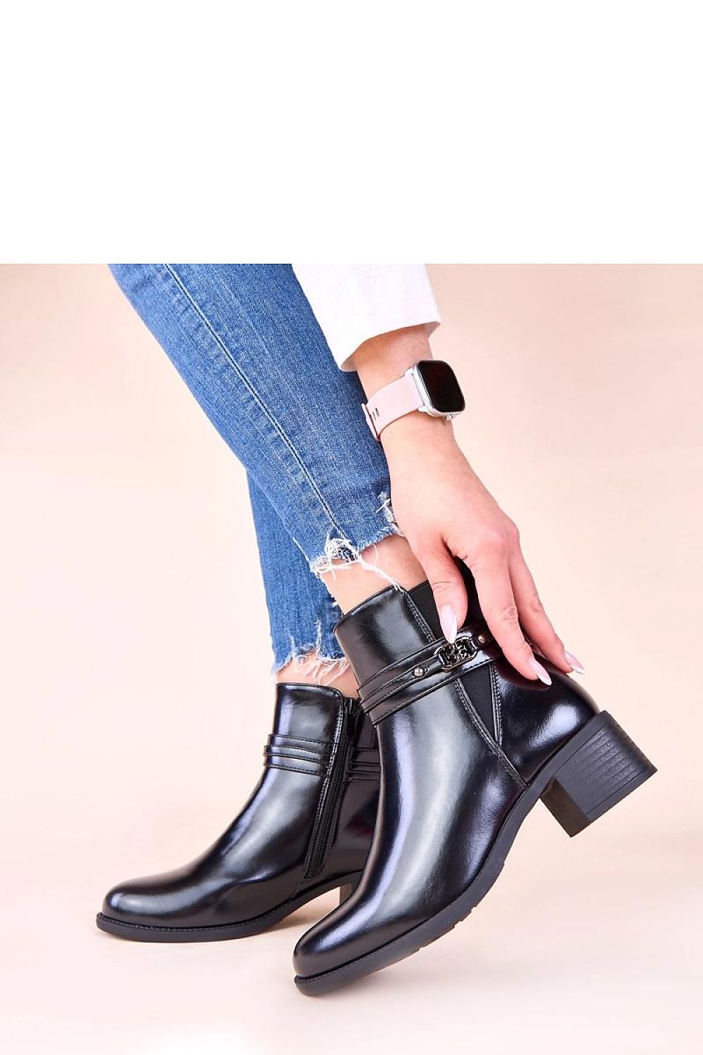   Botki Model Lilua 6516 Black - Solea 