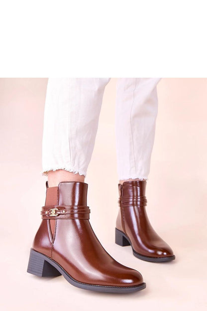   Botki Model Lilua 6516 Brown - Solea 