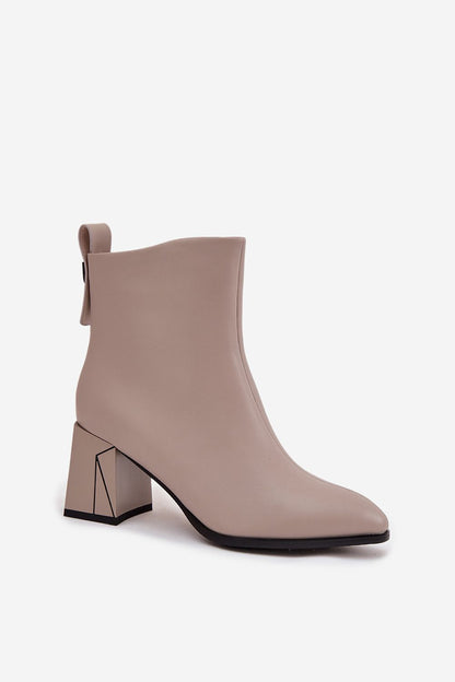   Botki Model Vinceza 66812 Grey Skóra - Step in style 