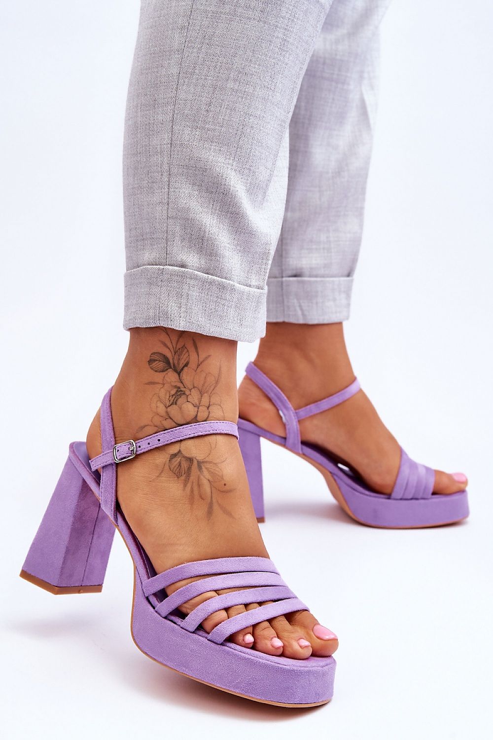  Sandały Model Verda ZY222 Violet - Step in style 
