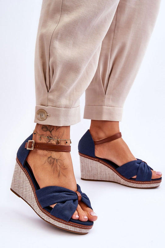  Sandały Model Daphne M338 Navy - Step in style 