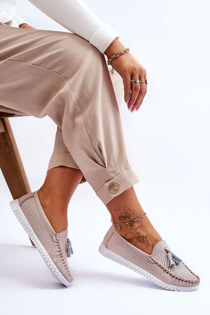   Mokasyny Model Lanzarot 23PB08-5372 Light Pink - Step in style 