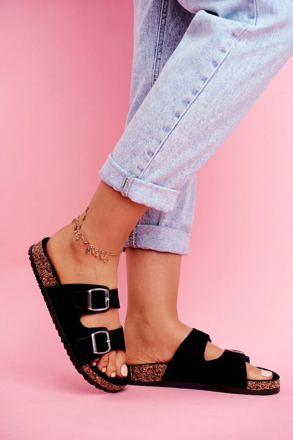  Sandał Klapki Model Si Senor 20SD21-1732 Black - Step in style 