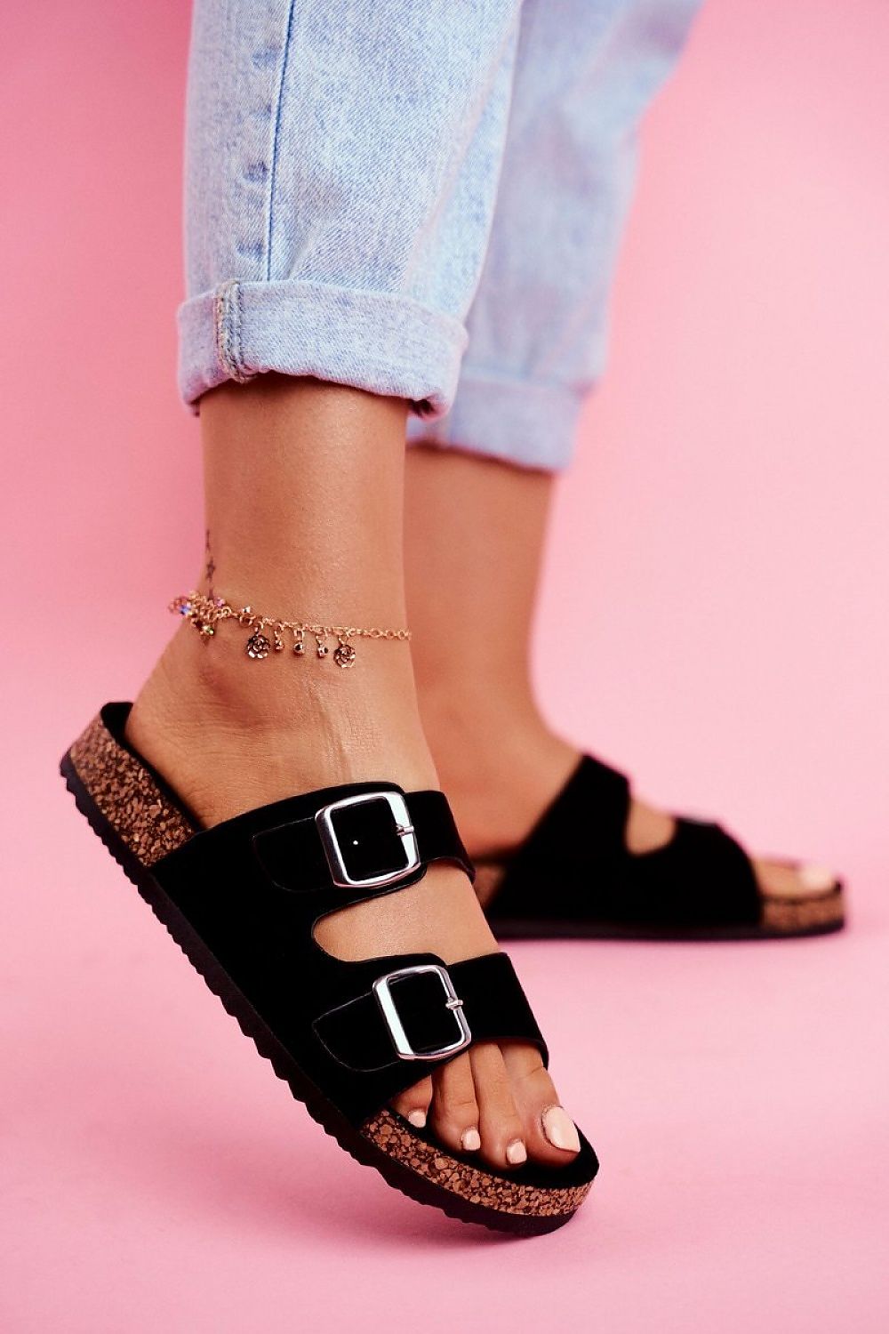  Sandał Klapki Model Si Senor 20SD21-1732 Black - Step in style 