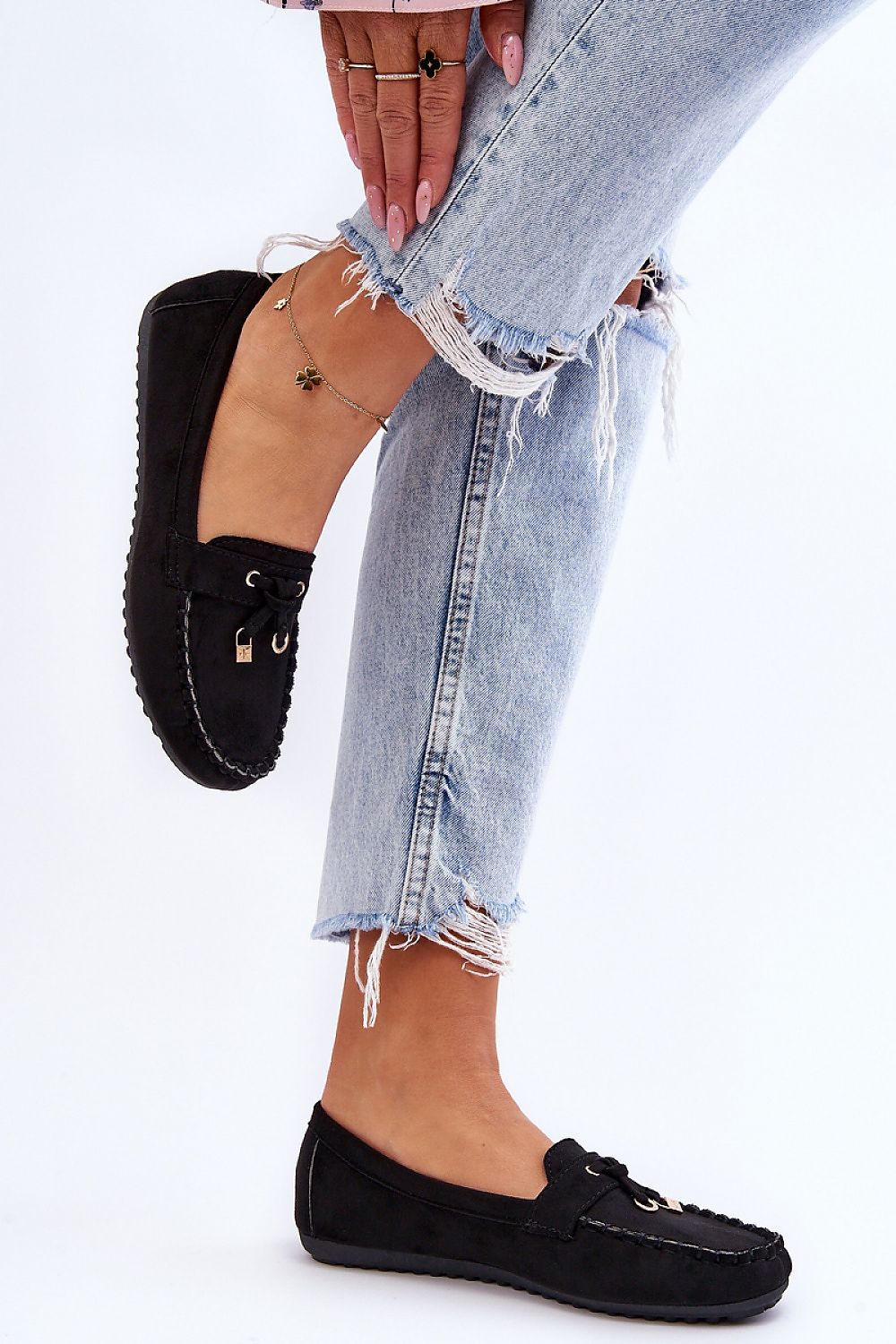   Mokasyny Model Good Time ZA28P Black - Step in style 