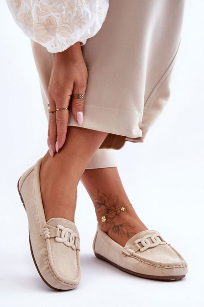   Mokasyny Model Rabell DF711 Beige - Step in style 