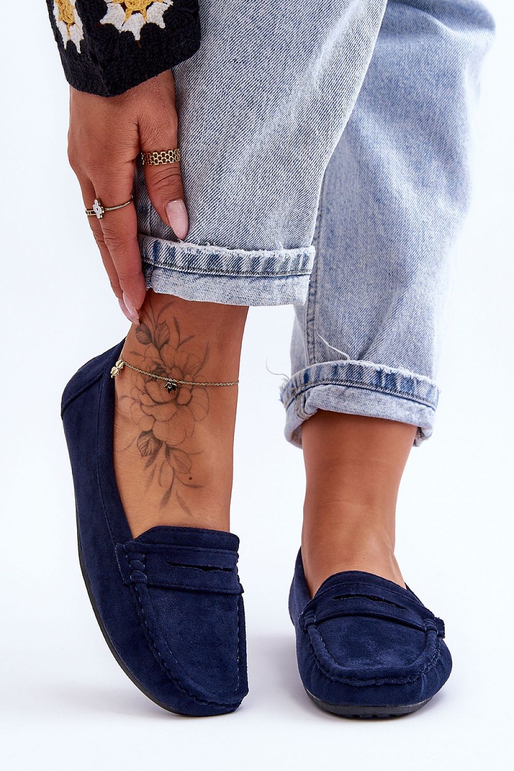   Mokasyny Modele Lenvie FT245 Navy - Step in style 