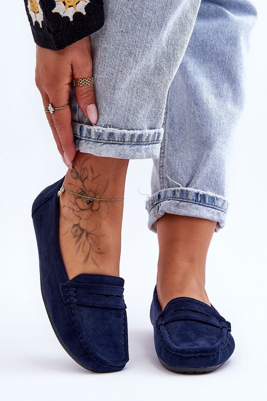   Mokasyny Modele Lenvie FT245 Navy - Step in style 