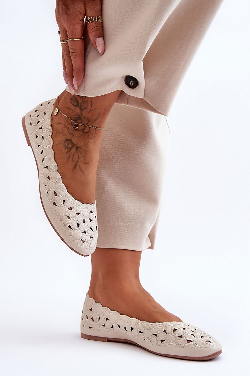   Baleriny Model Visionary 22BL26-4870 Beige - Step in style 