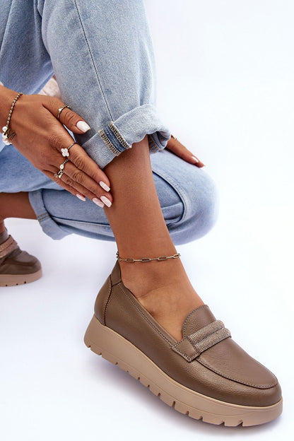   Półbuty Model Lemar Lehira 20141 Beige - Step in style 